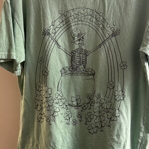 Green Graphic Men's Shirt